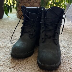 Timberland Gray Lace-Up Boots